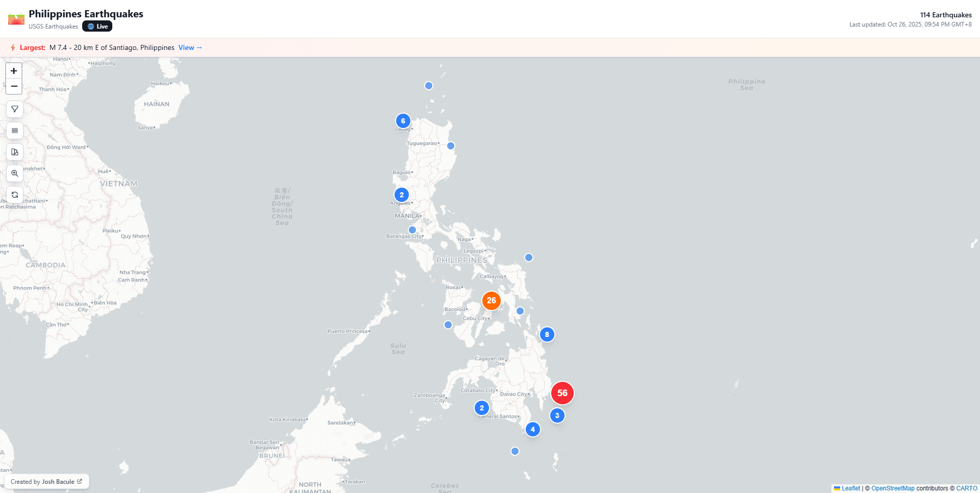 PH Earthquakes preview